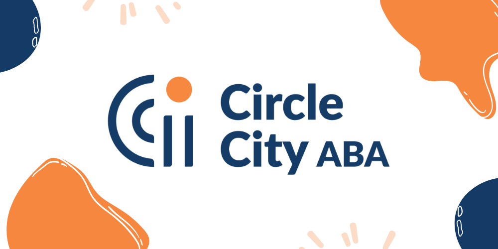 Circle City ABA logo with white background and colorful shapes
