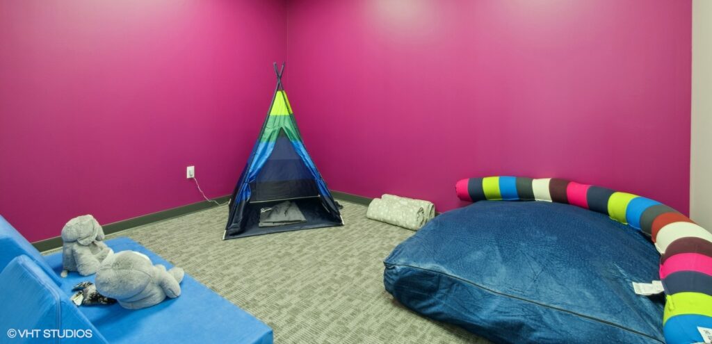 sensory room at Iowa ABA therapy Center