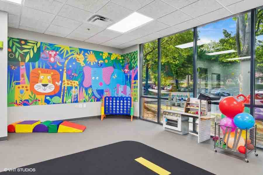 playroom at Roswell Center