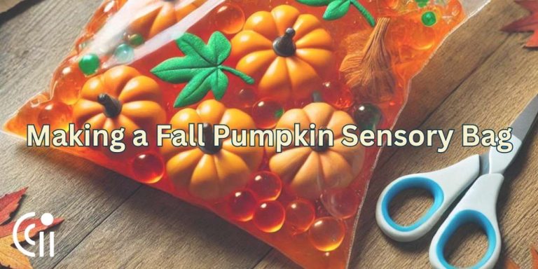 Making a Fall Pumpkin Sensory Bag thumbnail