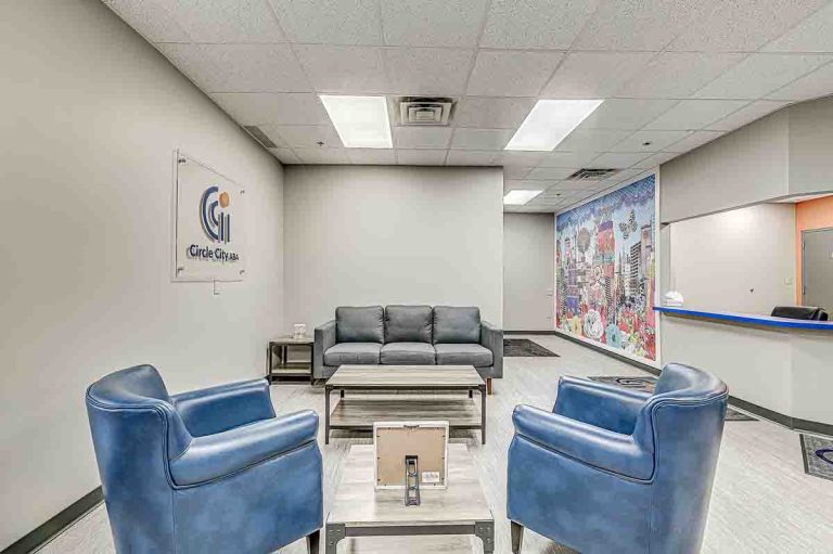 lobby at ABA Center in Kokomo