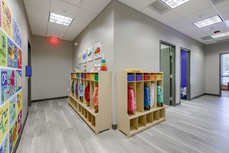 ABA therapy center hallway