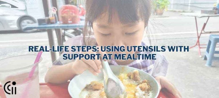 Real-Life Steps: Using Utensils With Support at Mealtime thumbnail